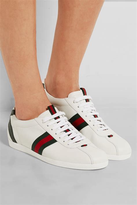 gucci new ace leather sneakers womens 8.5|Gucci snake sneakers women's.